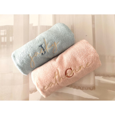 個人化刺繡毛巾 